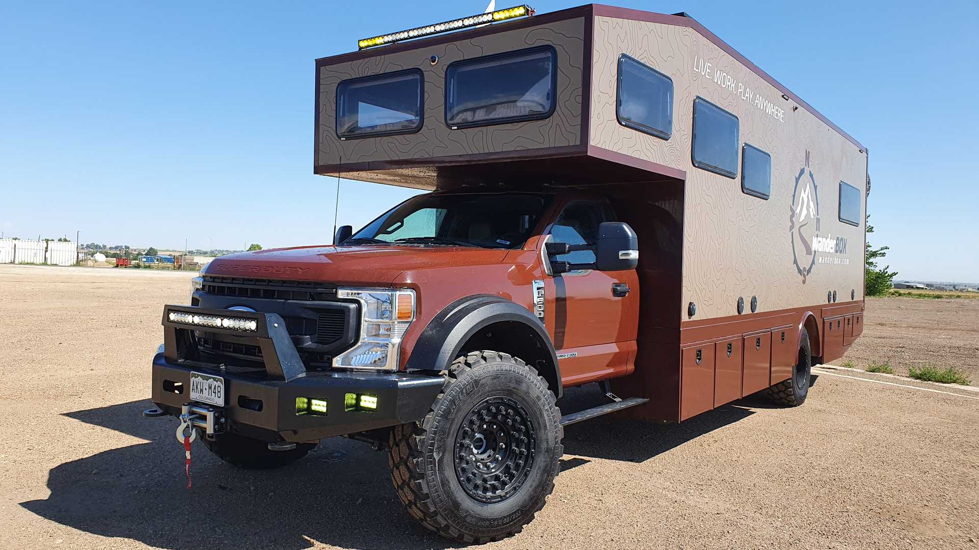 Formacar: The WanderBOX Outpost 35 is a large off-roading motorhome